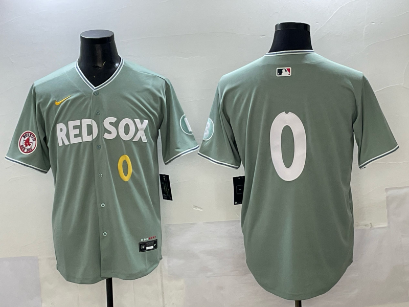Men Boston Red Sox  #0 green Game 2025 Nike MLB Jersey 002->cleveland browns->NFL Jersey